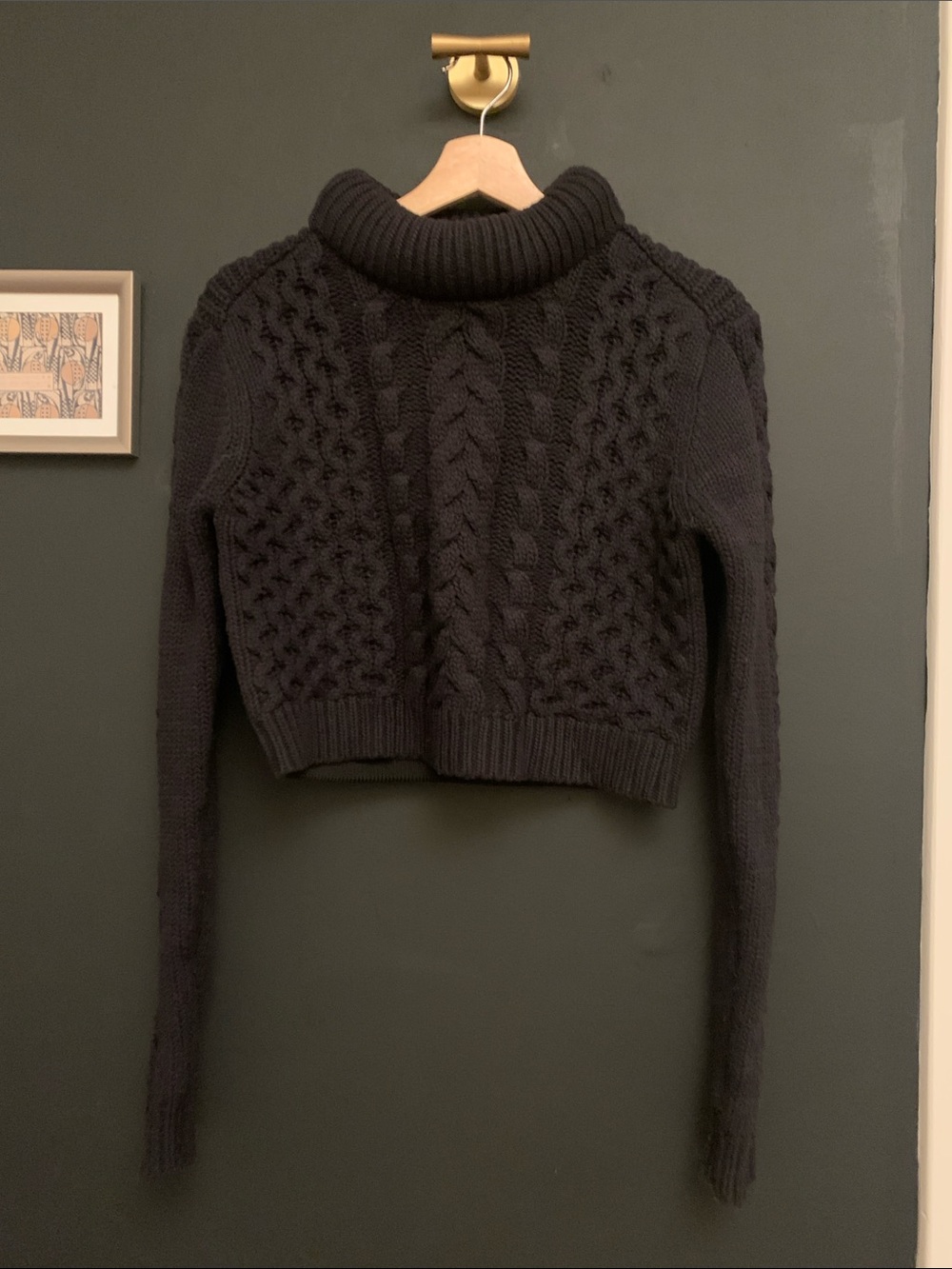 TIBIcropped sweater XS